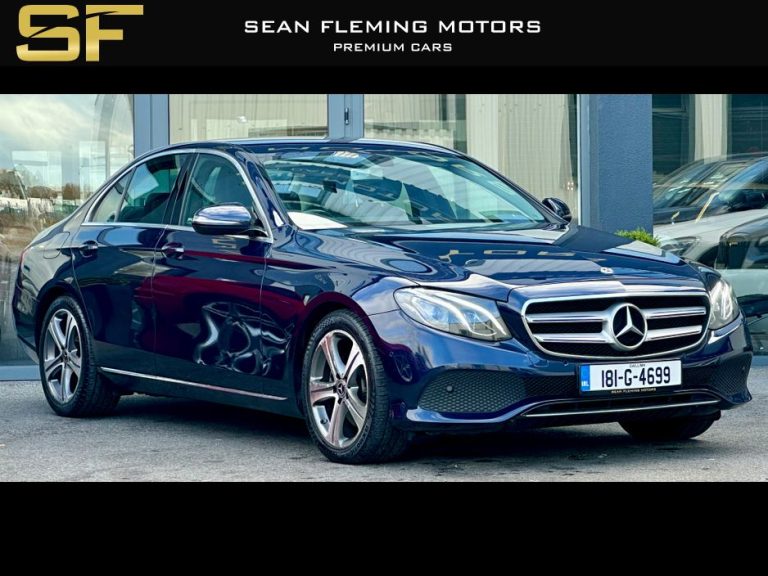 photo of a used Mercedes-Benz E Class for sale Galway  by Sean Fleming Motors