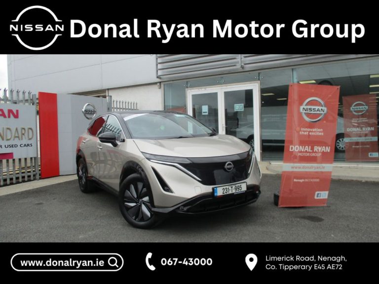 photo of a used Nissan Ariya for sale Tipperary  by Donal Ryan Motor Group Nenagh