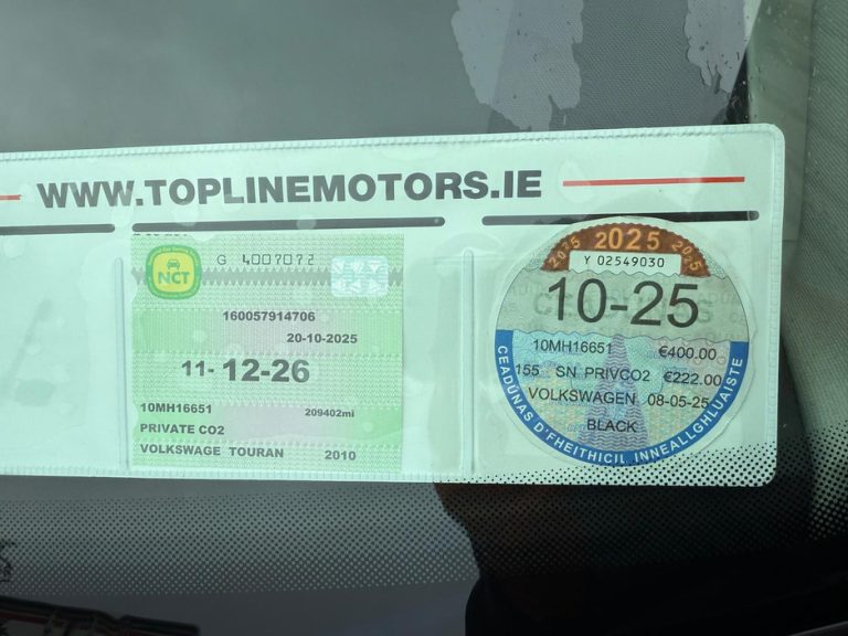 photo2 of a used Volkswagen Touran Manual for sale Dublin 336352