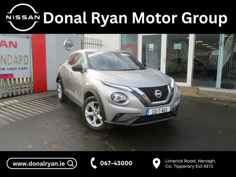 photo of a used Nissan Juke for sale Tipperary  by Donal Ryan Motor Group Nenagh