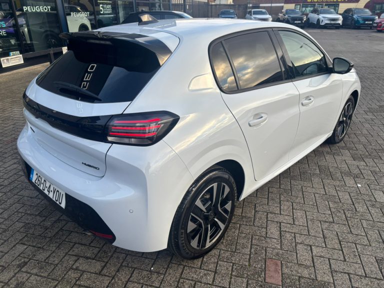 photo4 of a used Peugeot 208 Automatic for sale Dublin Odometer 5