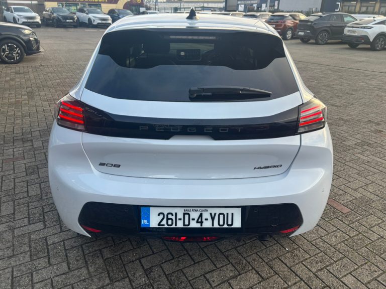 photo5 of a used Peugeot 208 Automatic for sale Dublin Odometer 5