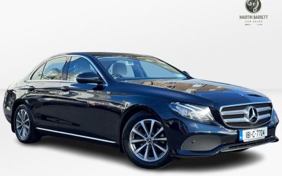 2018 Mercedes-Benz E Class